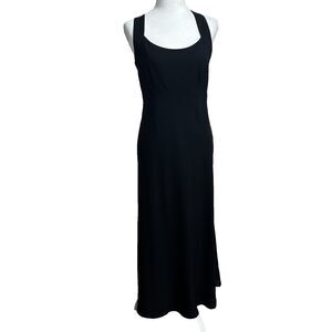 Carole Little Sheath Dress Womens 6 Black Midi LBD Elegant Chic‎ Classic